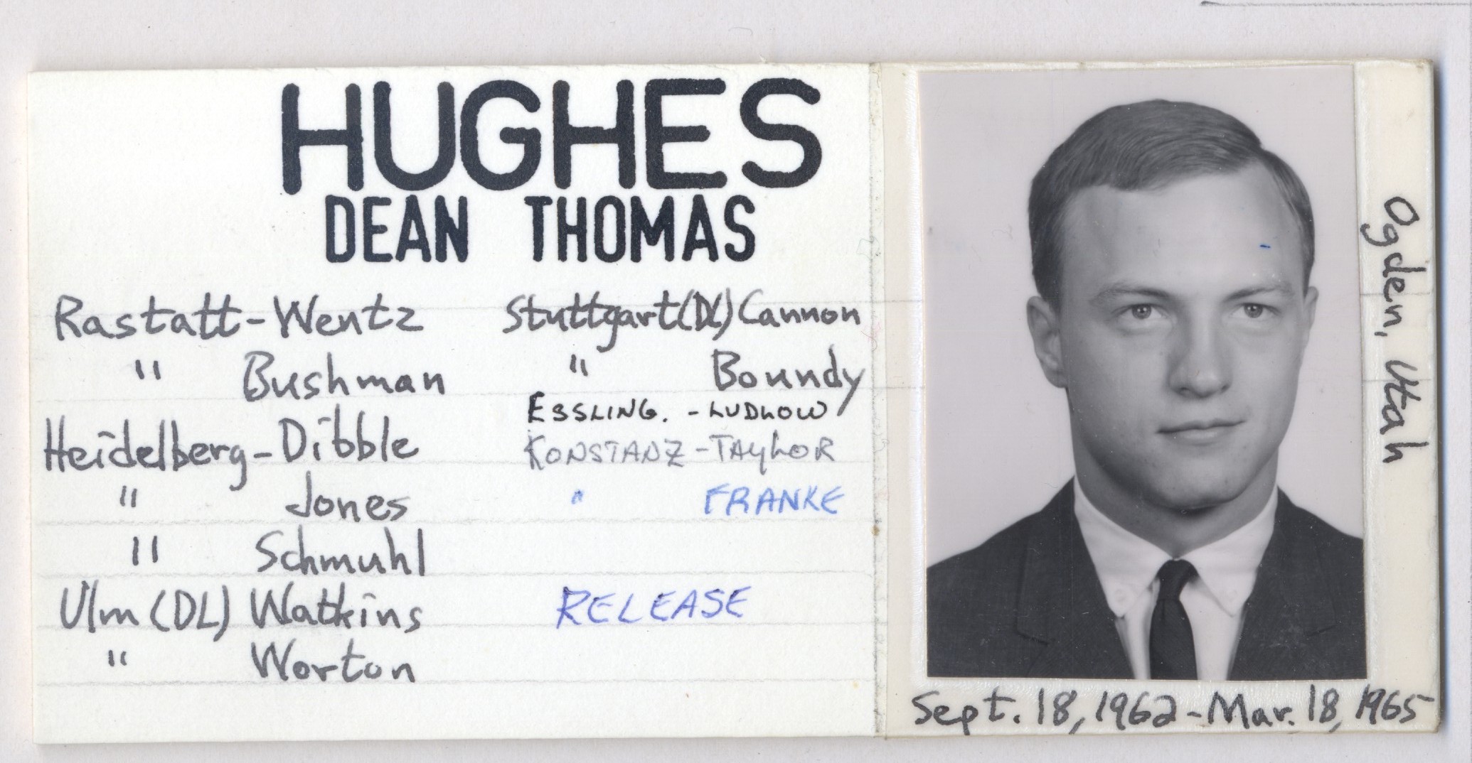 Hughes, Dean Thomas